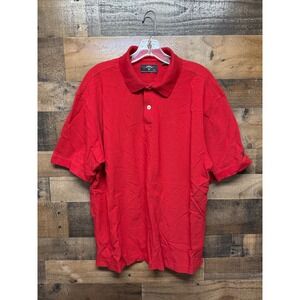 Callaway Golf Sport Men's Red Short Sleeve Polo Shirt Size Large